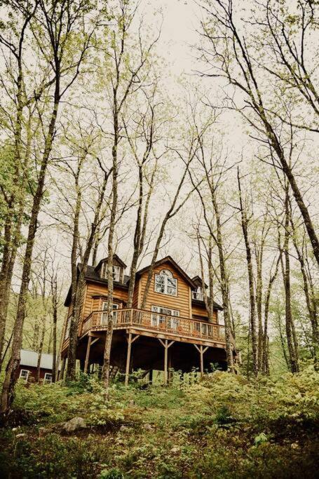 Treehouse In Maine Woods- The Grand Oak Villa Lovell Exterior photo